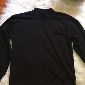 Black turtle neck sweater!